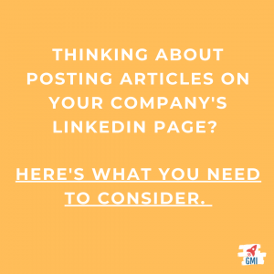 Writing LinkedIn Articles for Your Company Page